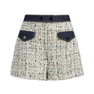 Cinq à Sept Multicolor Tweed Shorts